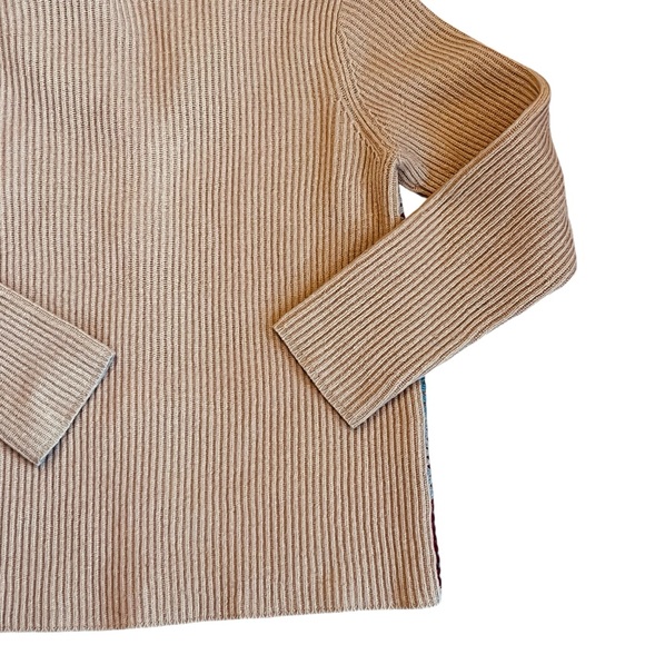 Ralph Lauren Sz S Vintage 1996 Crochet Patchwork Lambswool Cardigan Sweater - Picture 8 of 13